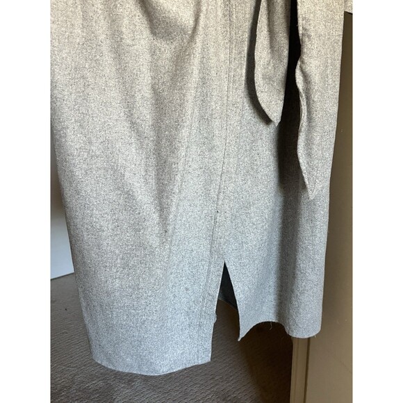 NWT Eloquii Wrap Waist Shirtdress Gray Size 16 Belted Button Front Midi - Picture 2 of 16